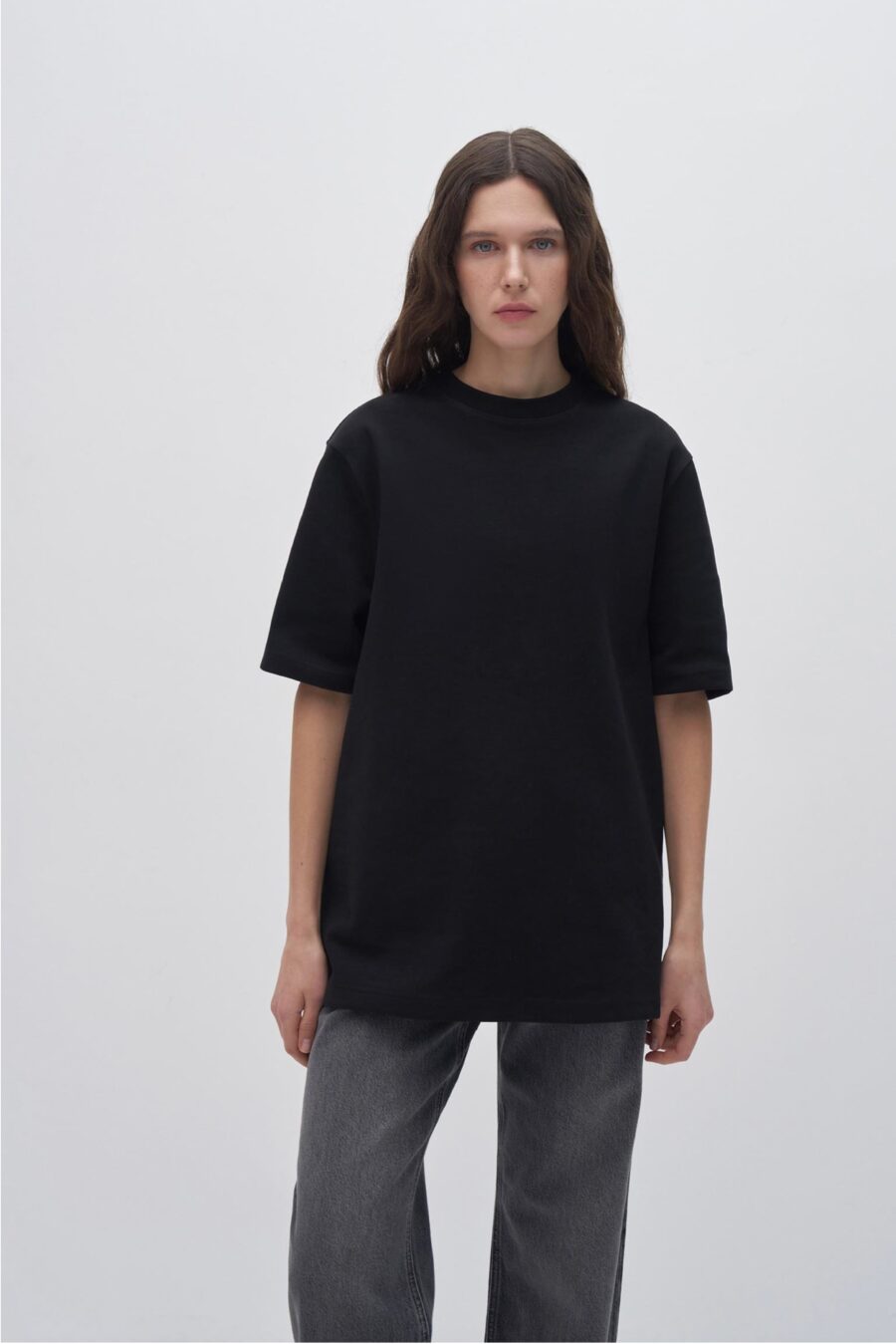 black-basic-tshirt-women-lebanon-KanStore Basic t-shirt black