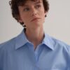 blue-oversized-cotton-shirt-women-lebanon-KanStore Oversize cotton shirt blue