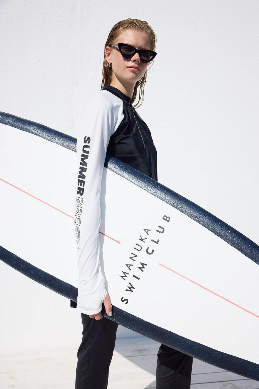 Black modest 3-piece swimsuit set