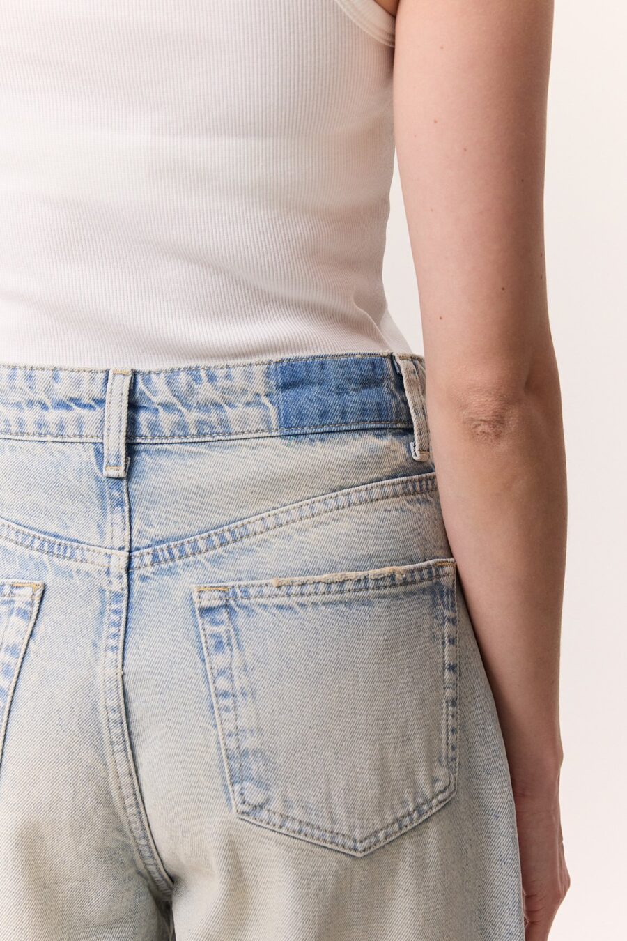 Loose baggy fit jeans light blue