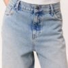light-blue-loose-fit-jeans-women-lebanon-KanStore Mid waist loose fit jeans light blue