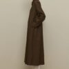 Britli linen maxi shirt brown