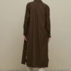 Britli linen maxi shirt brown