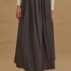 Pleated skirt anthracite