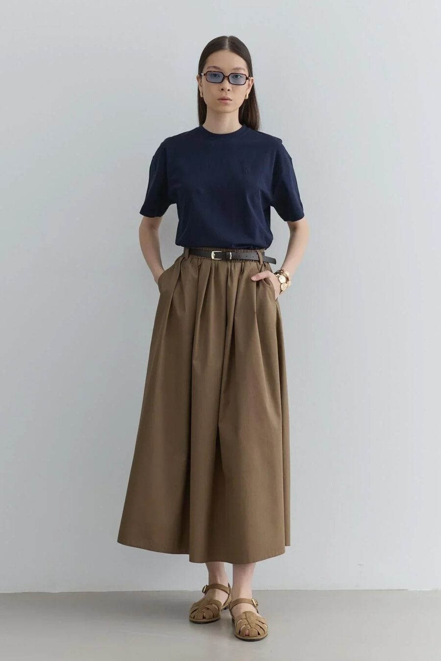 mink-pleated-skirt-lebanon-KanStore Mink pleated skirt