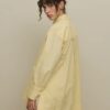 Cuffed shirt yellow
