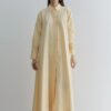 Oversize shirt dress yellow