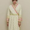 Paisley kimono dress green