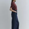 straight-cut-denim-navy-blue-women-KanStore Straight cut jeans navy blue