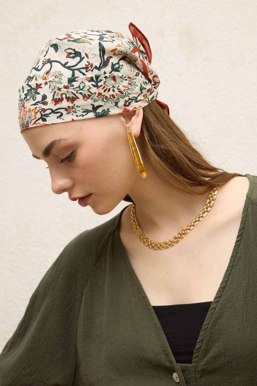 patterned-cotton-scarf-ira-lebanon-kanstore Patterned cotton scarf ira