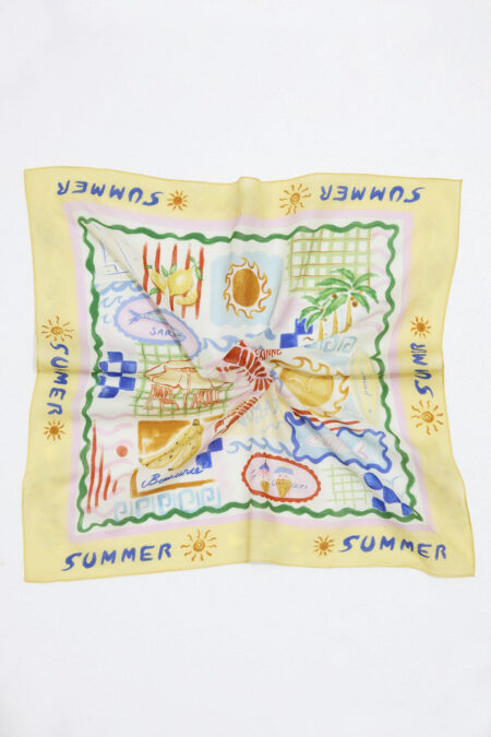 Patterned cotton scarf summer dream