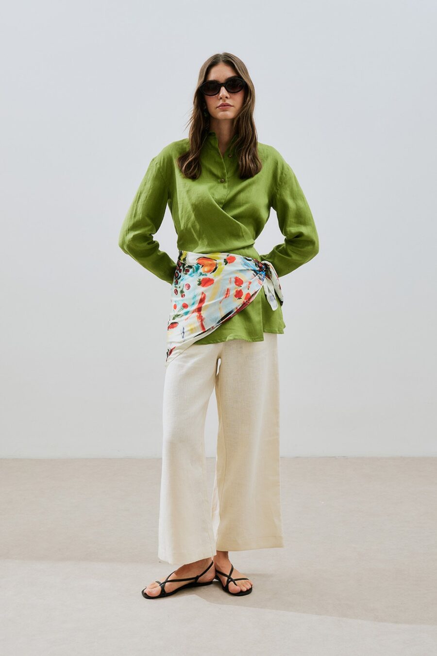 patterned-satin-shawl-gia-lebanon-kanstore Patterned satin shawl gia