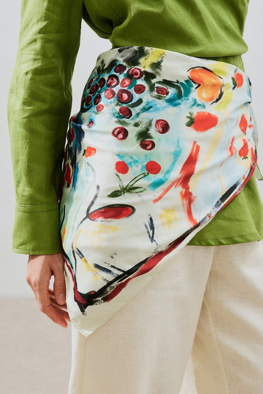 patterned-satin-shawl-gia-lebanon-kanstore Patterned satin shawl gia