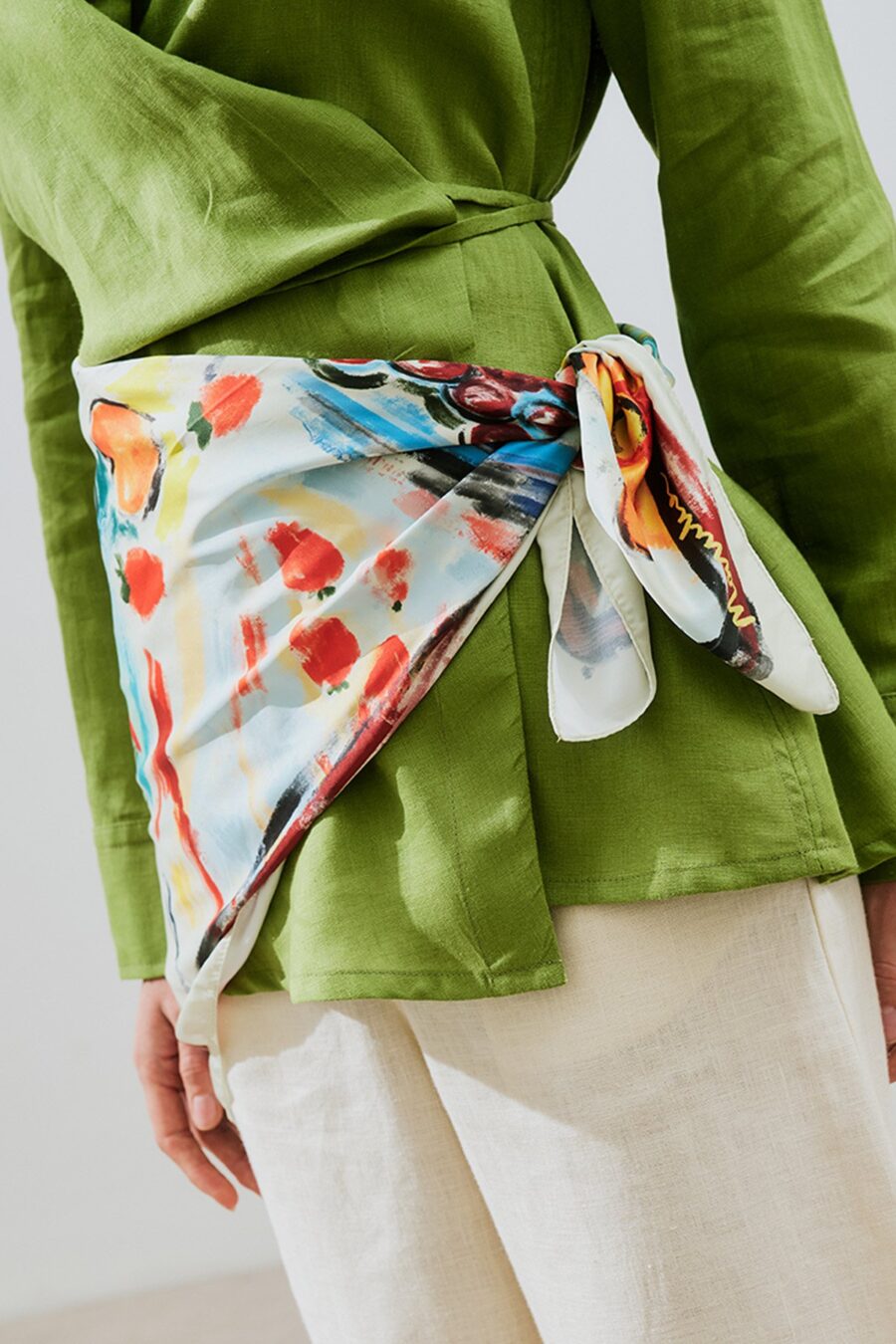 patterned-satin-shawl-gia-lebanon-kanstore Patterned satin shawl gia