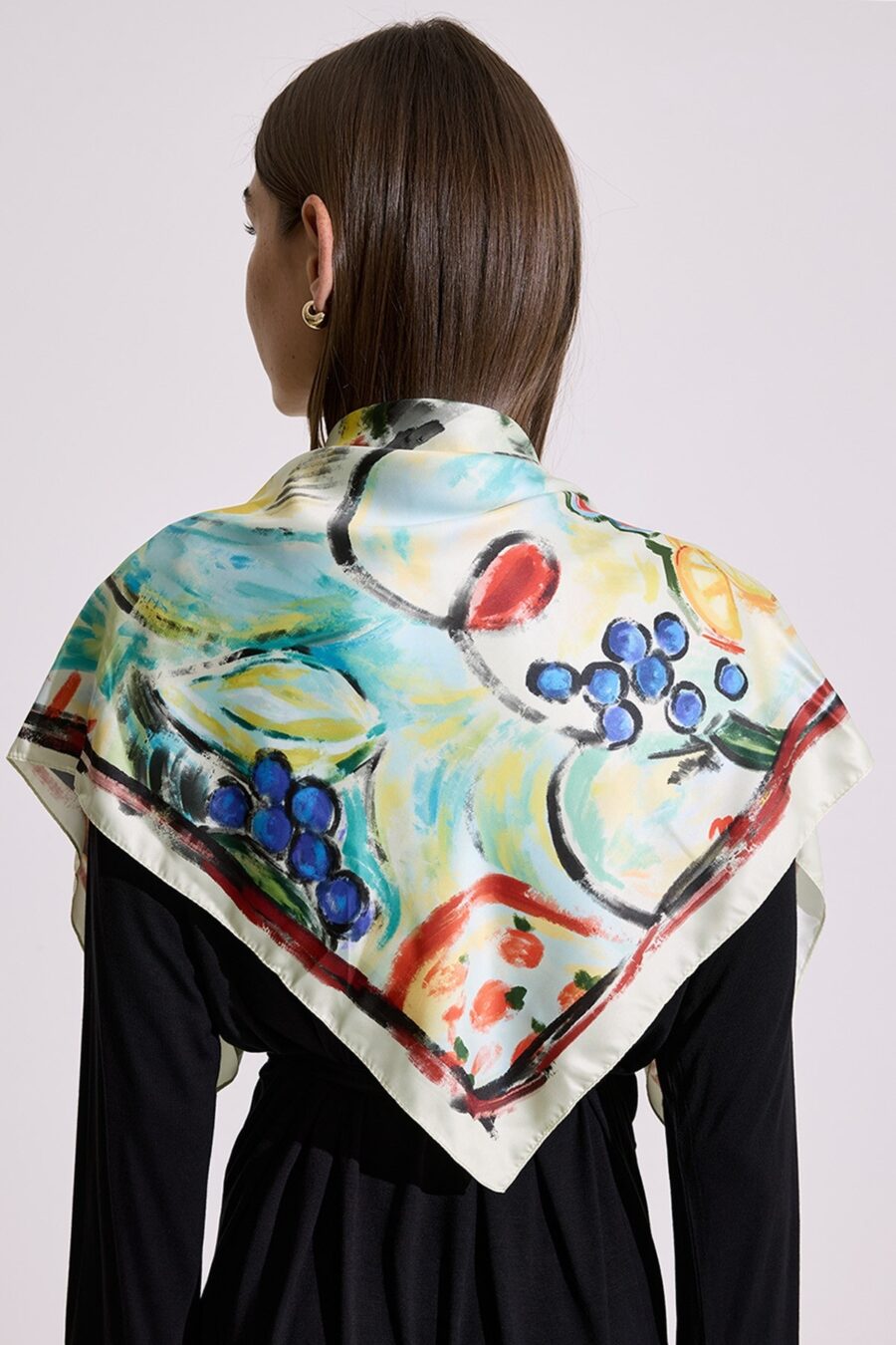 patterned-satin-shawl-gia-lebanon-kanstore Patterned satin shawl gia