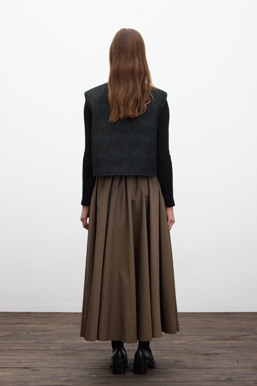 black-quilted-embroidered-vest-women-lebanon-kanstore Black quilted embroidered vest