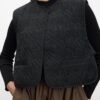 black-quilted-embroidered-vest-women-lebanon-kanstore Black quilted embroidered vest