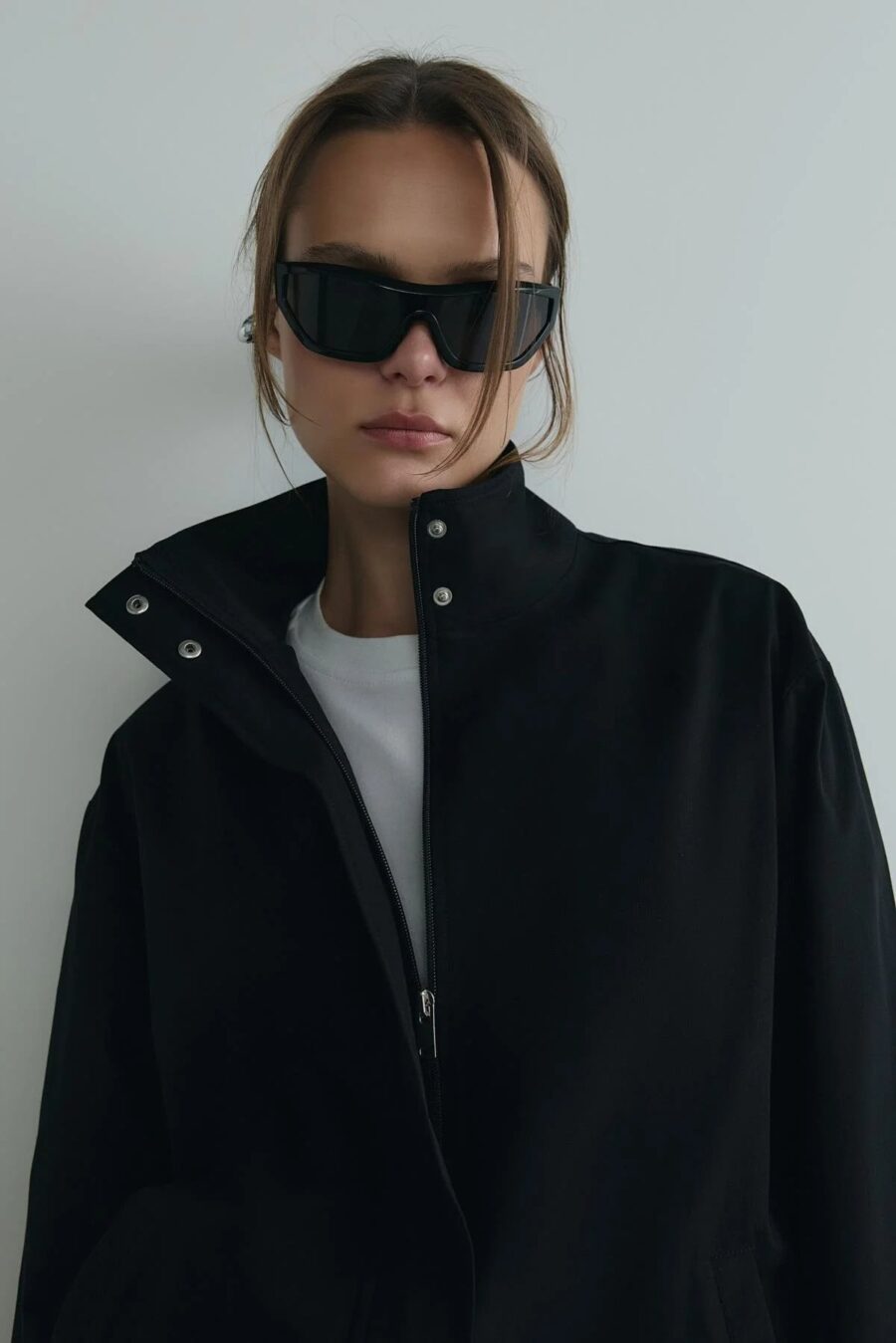 Black cavie bomber jacket