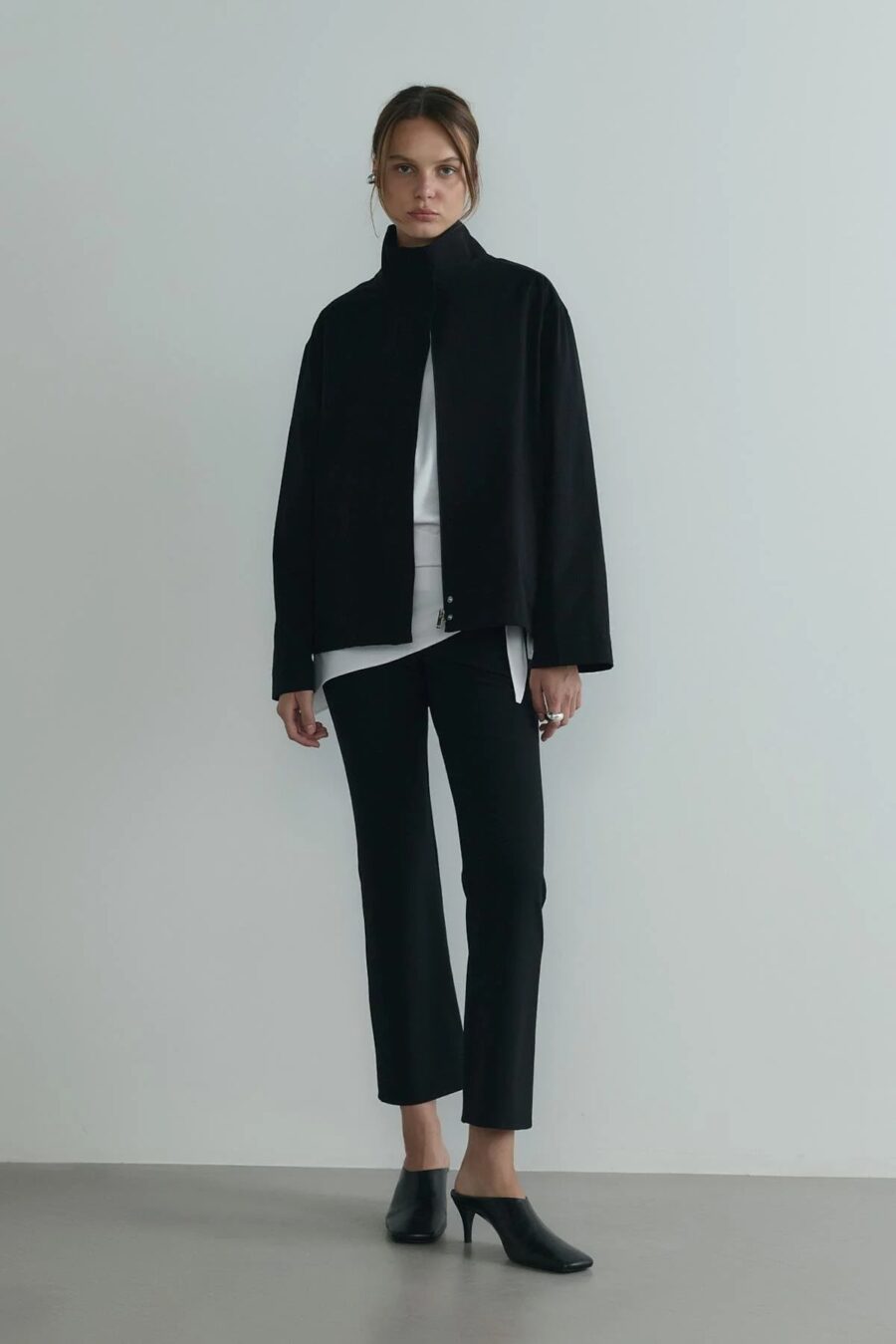 Black cavie bomber jacket