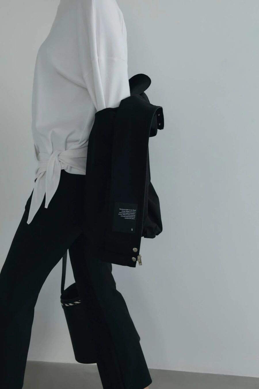 Black cavie bomber jacket