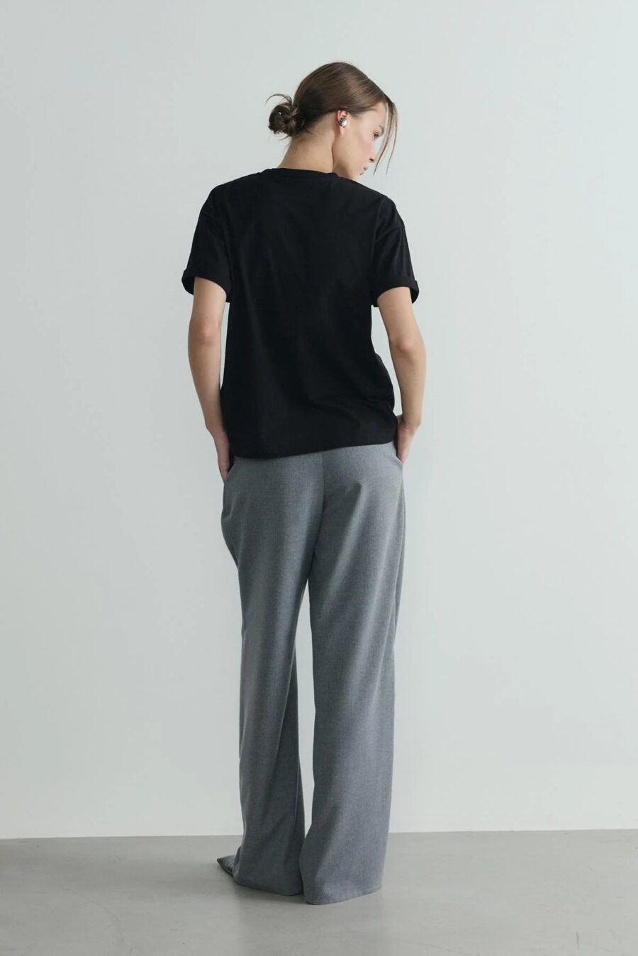 Black jetlag oversize t-shirt