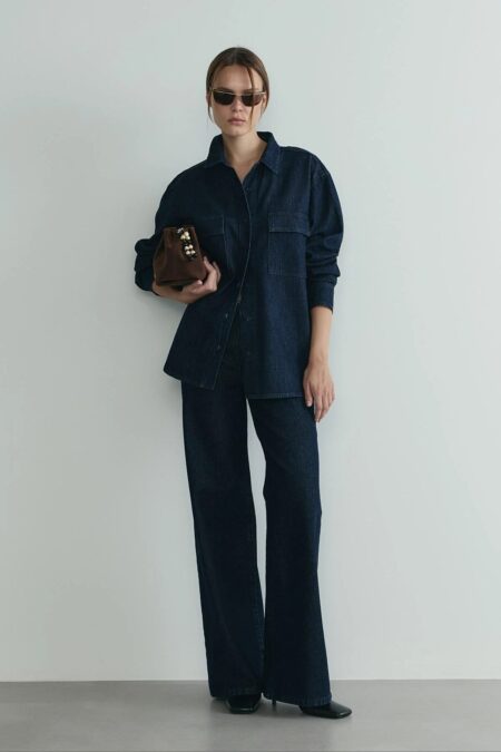 Blue 88 oversize denim suit