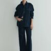 women-blue-88-oversize-denim-shirt-kanstore-5-min Blue 88 oversize denim suit