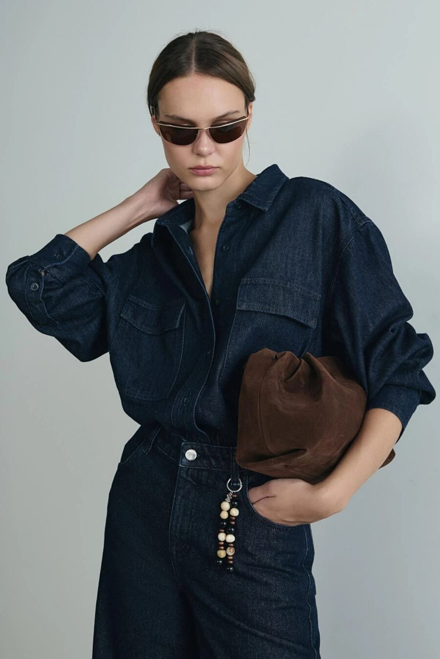 women-blue-88-oversize-denim-shirt-kanstore-6-min Blue 88 oversize denim suit