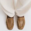 women-caramel-ruched-loafers-kanstore-3-min Caramel ruched loafers