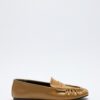 women-caramel-ruched-loafers-kanstore-5-min Caramel ruched loafers