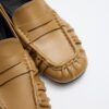 women-caramel-ruched-loafers-kanstore-8-min Caramel ruched loafers