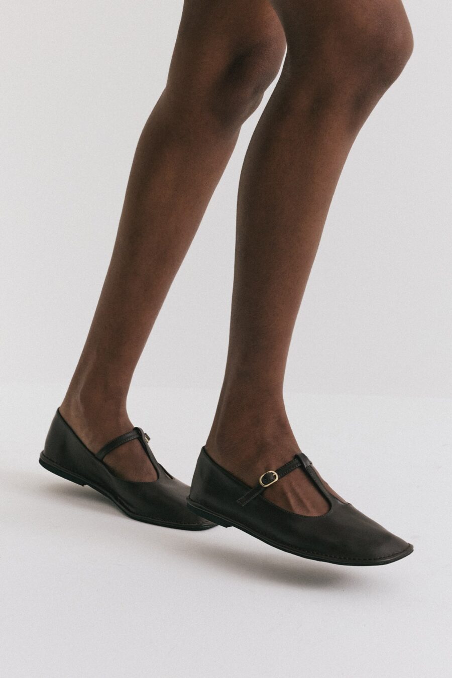 women-dark-brown-cutout-ballerina-flats-kanstore-9-min Dark brown cutout leather ballerina flats