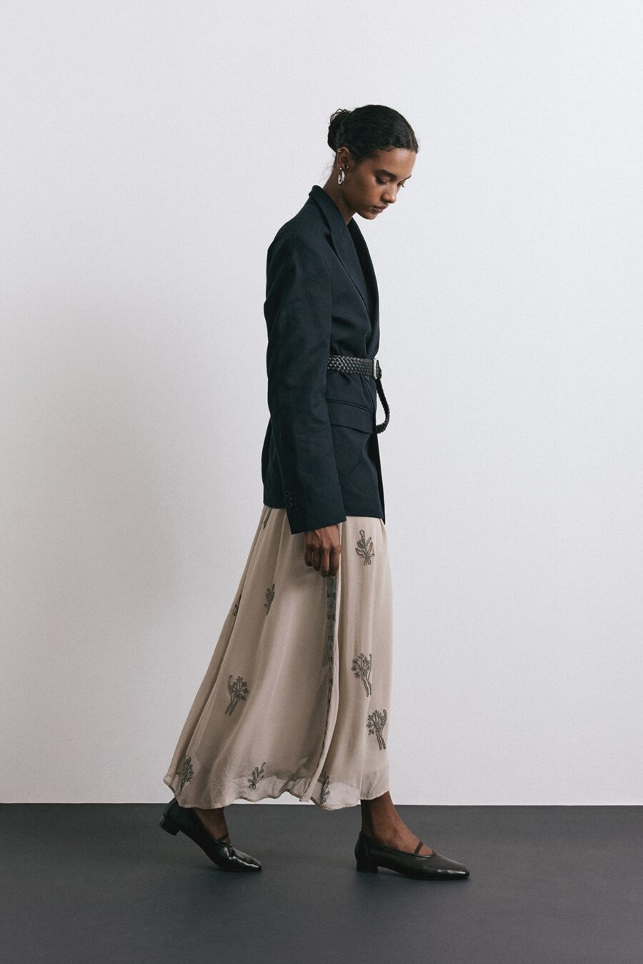 women-dark-brown-low-heel-strap-flats-kanstore-1-min Dark brown low-heel strap flats