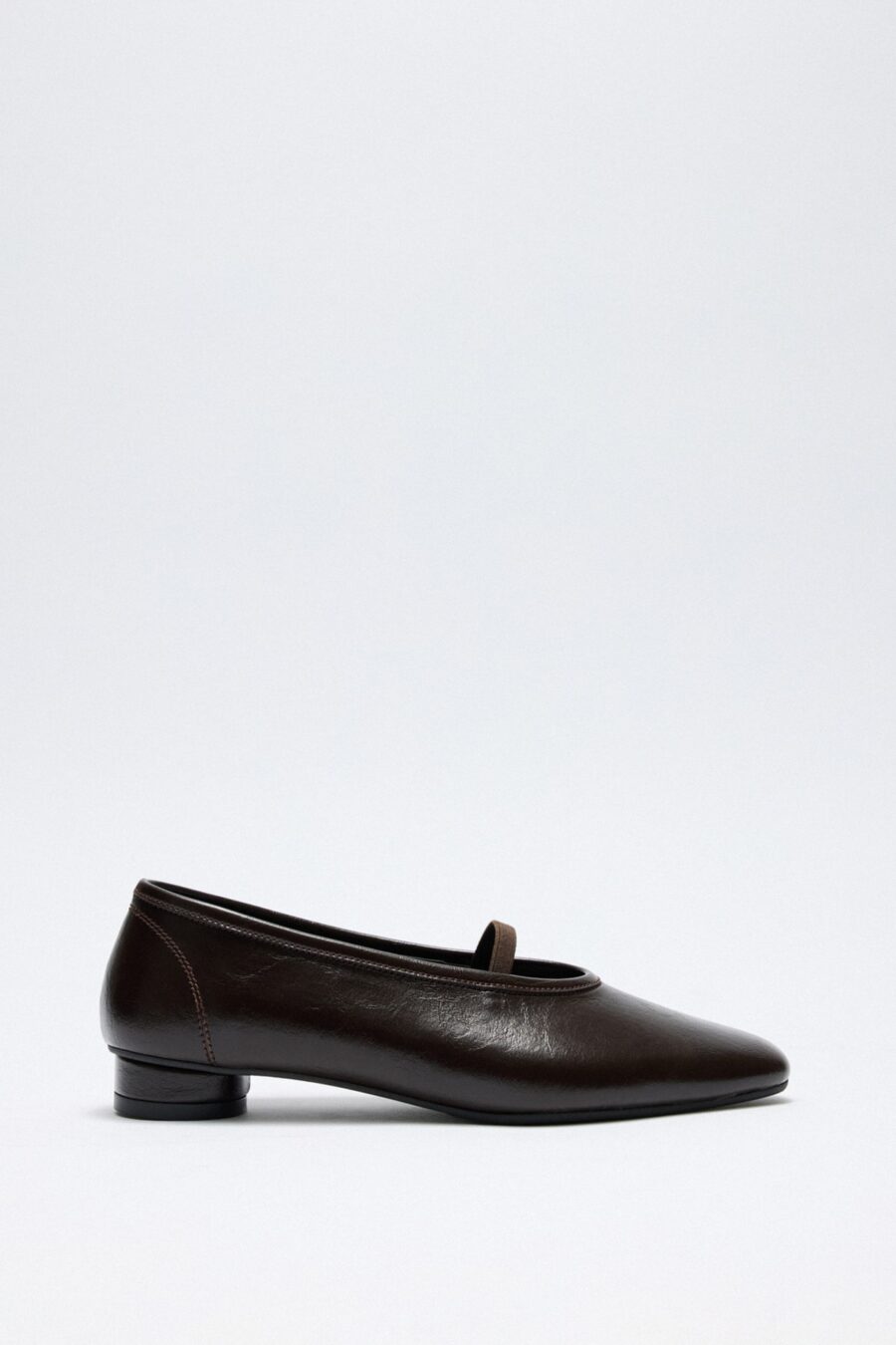 women-dark-brown-low-heel-strap-flats-kanstore-10-min Dark brown low-heel strap flats