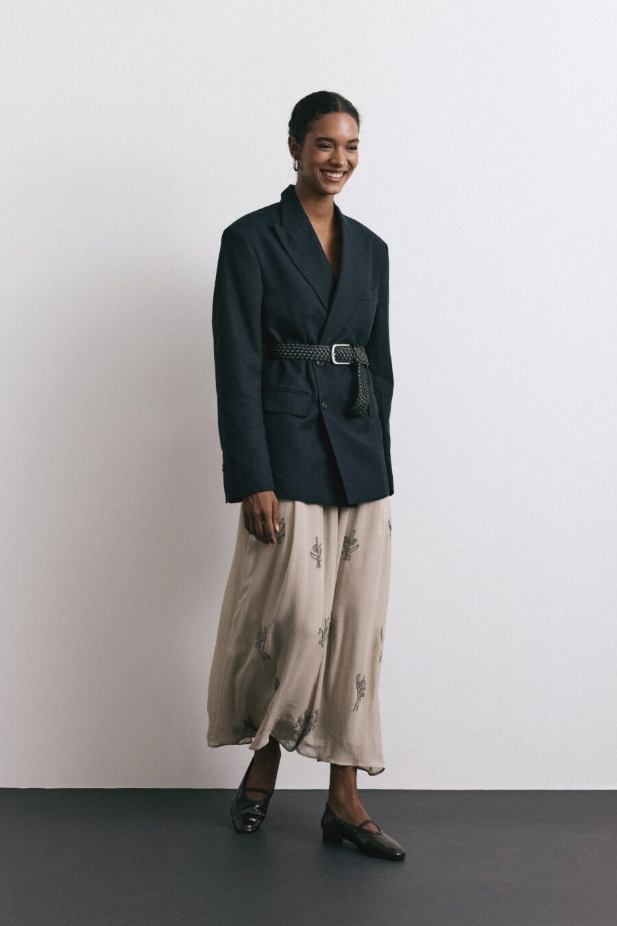 women-dark-brown-low-heel-strap-flats-kanstore-3-min Dark brown low-heel strap flats