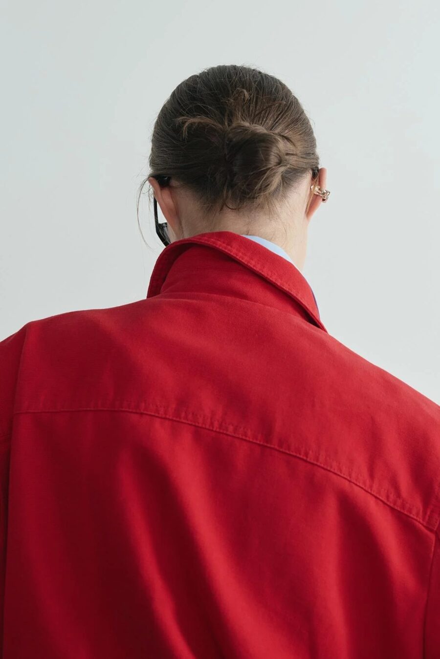 Red alden washed jacket