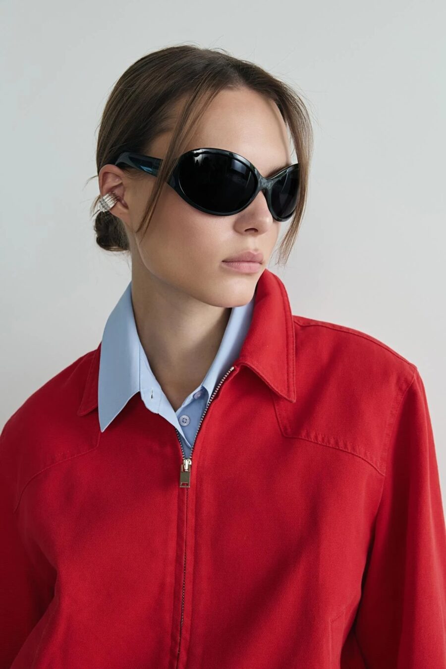 Red alden washed jacket