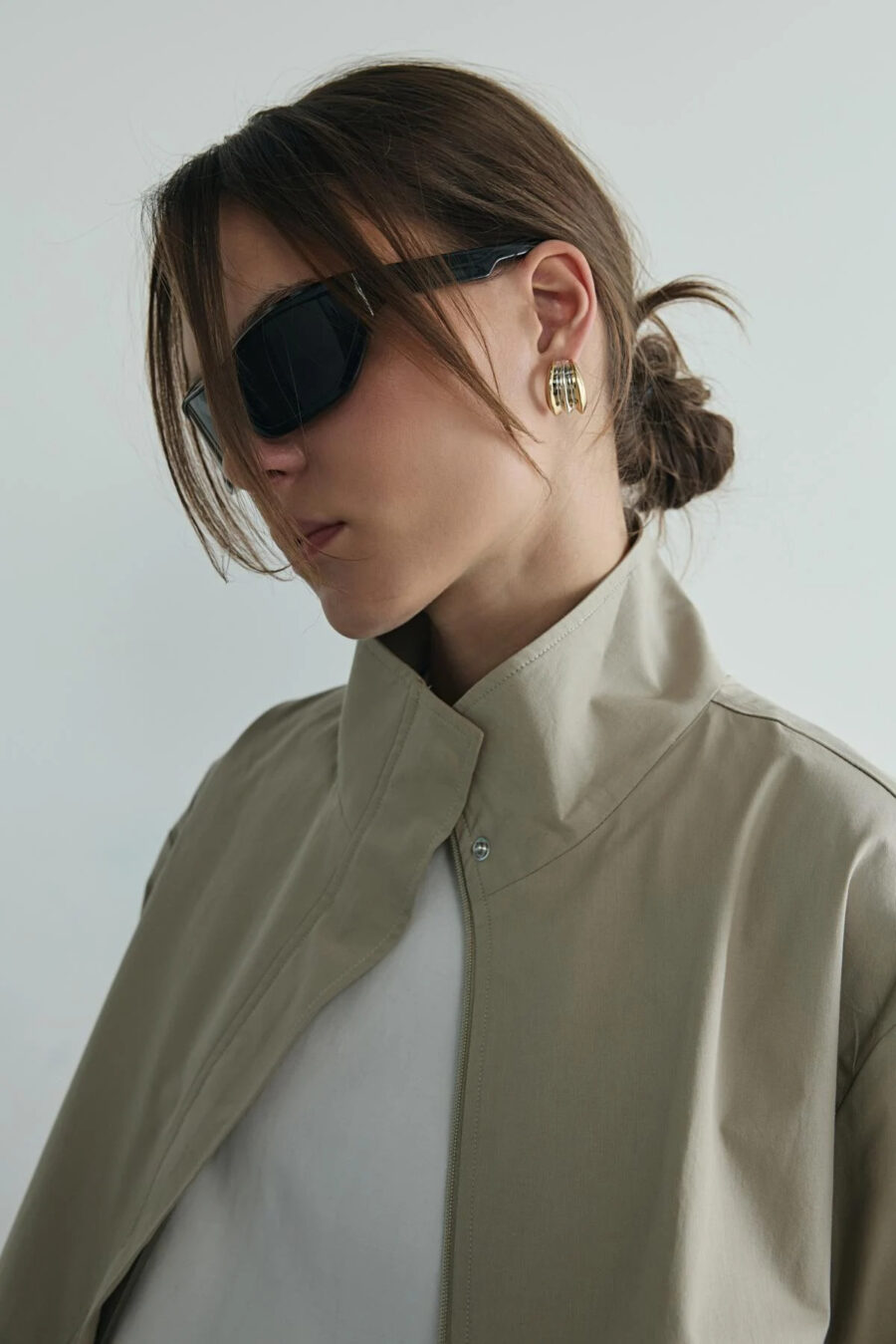 Stone cavie bomber jacket