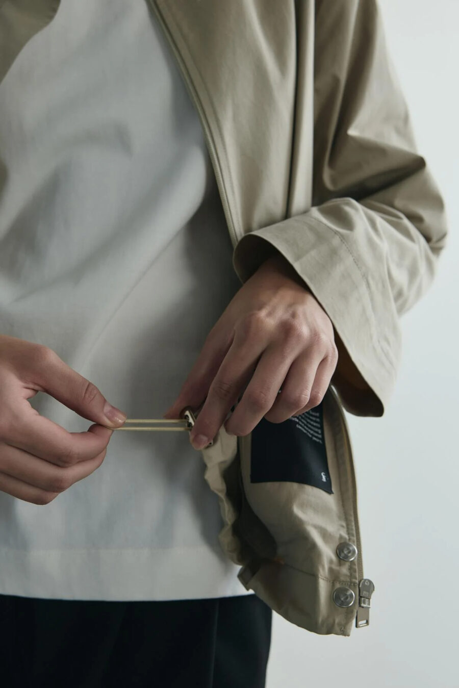 Stone cavie bomber jacket