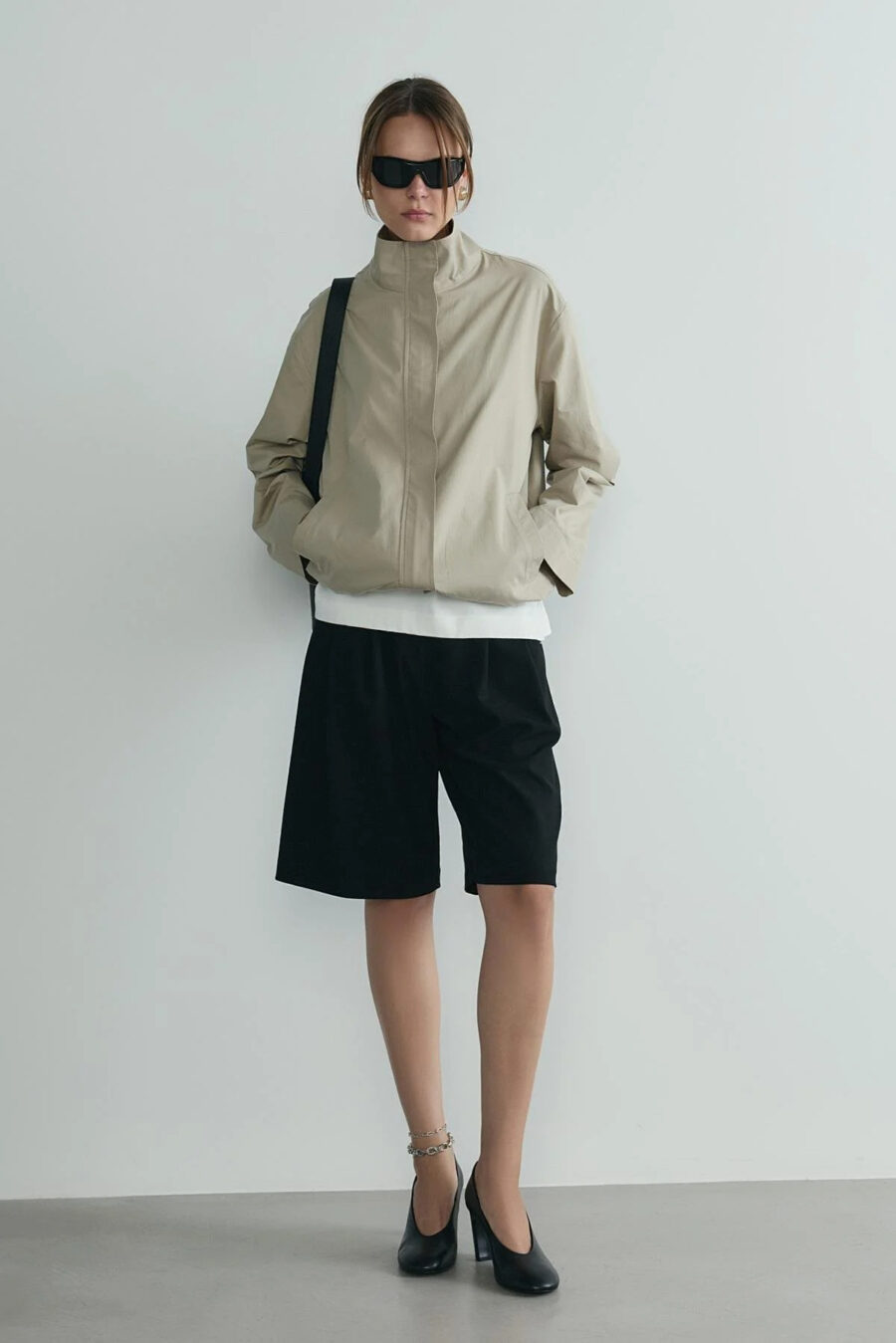 Stone cavie bomber jacket