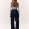 Indigo oversized denim suit
