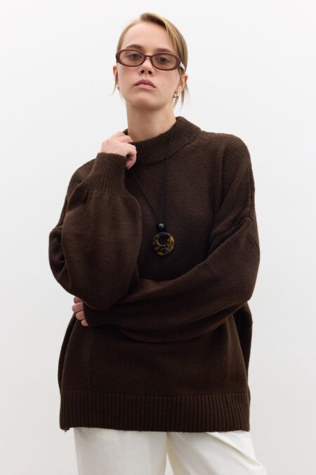 Ella sweater dark brown