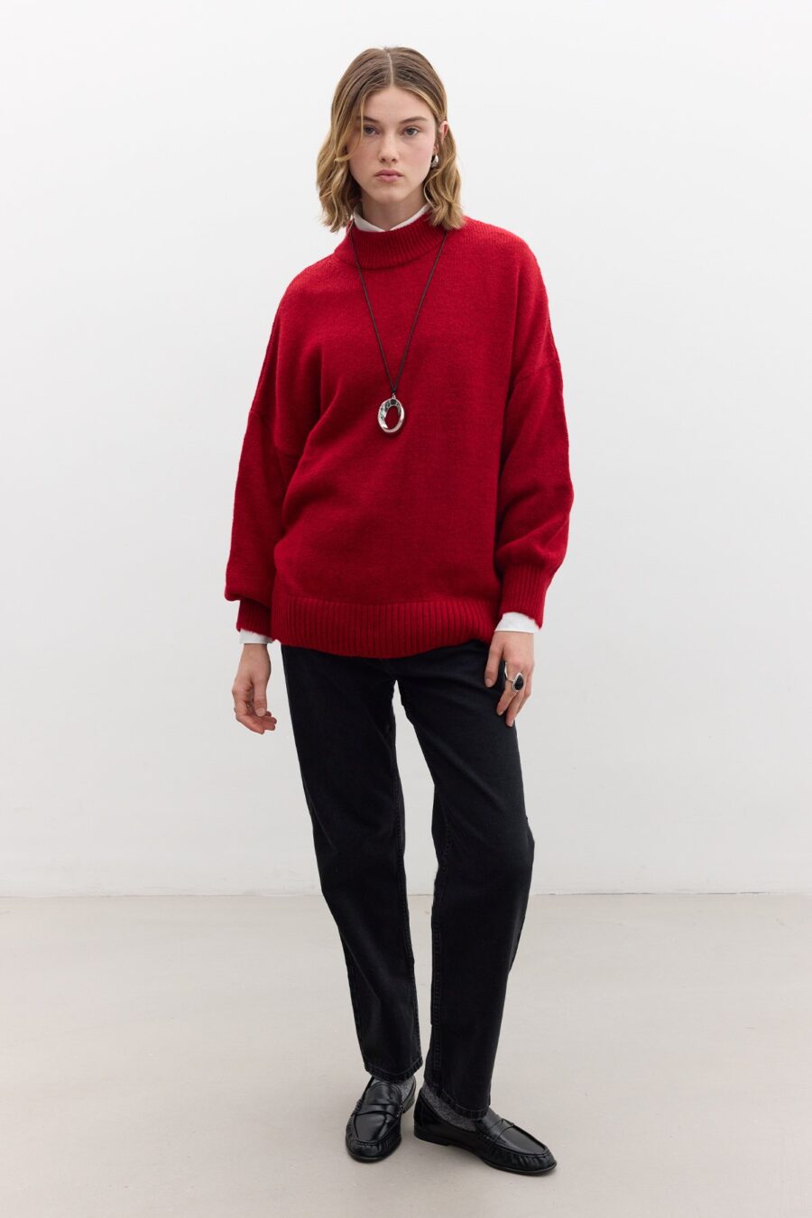 Ella sweater red