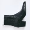black-croc-square-toe-elastic-ankle-boots-kanstore-6-min Black croc square-toe elastic ankle boots