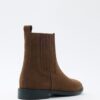 dark-brown-suede-ankle-boots-kanstore-1-min Dark brown suede ankle boots