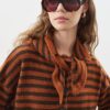 1200x1800_-92506-16-B-min Brown striped cardigan with scarf detail