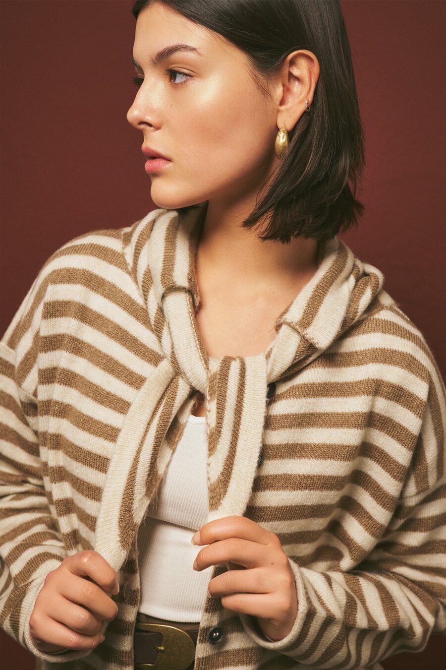 1200x1800_-93790-16-B-min Beige striped cardigan with scarf detail