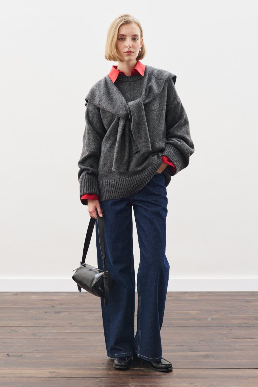 Chunky oversize sweater anthracite