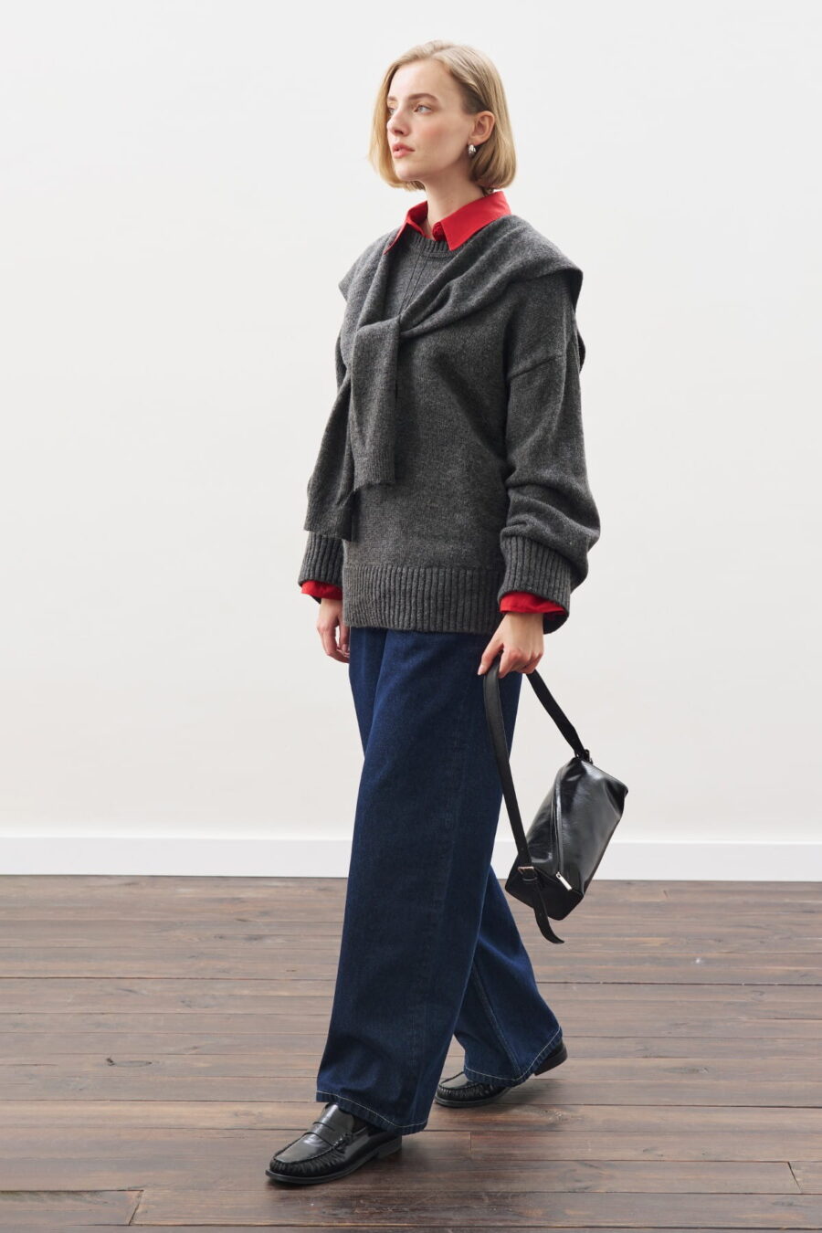 Chunky oversize sweater anthracite