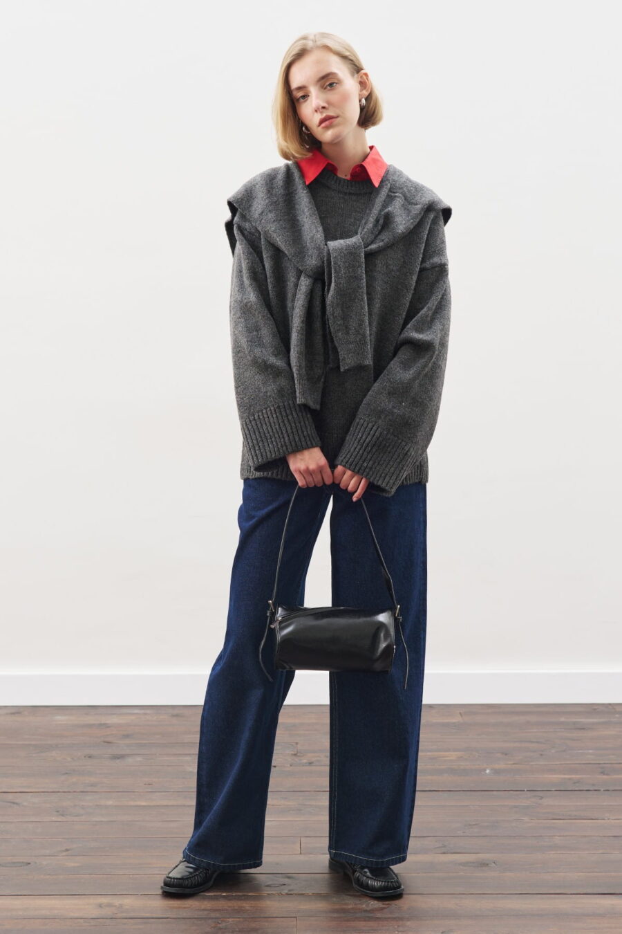 Chunky oversize sweater anthracite